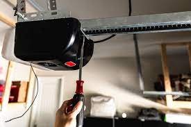 performing garage door opener installation