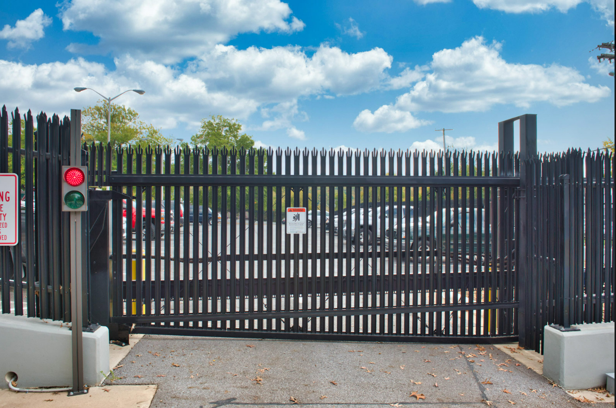 a photo commercial gate