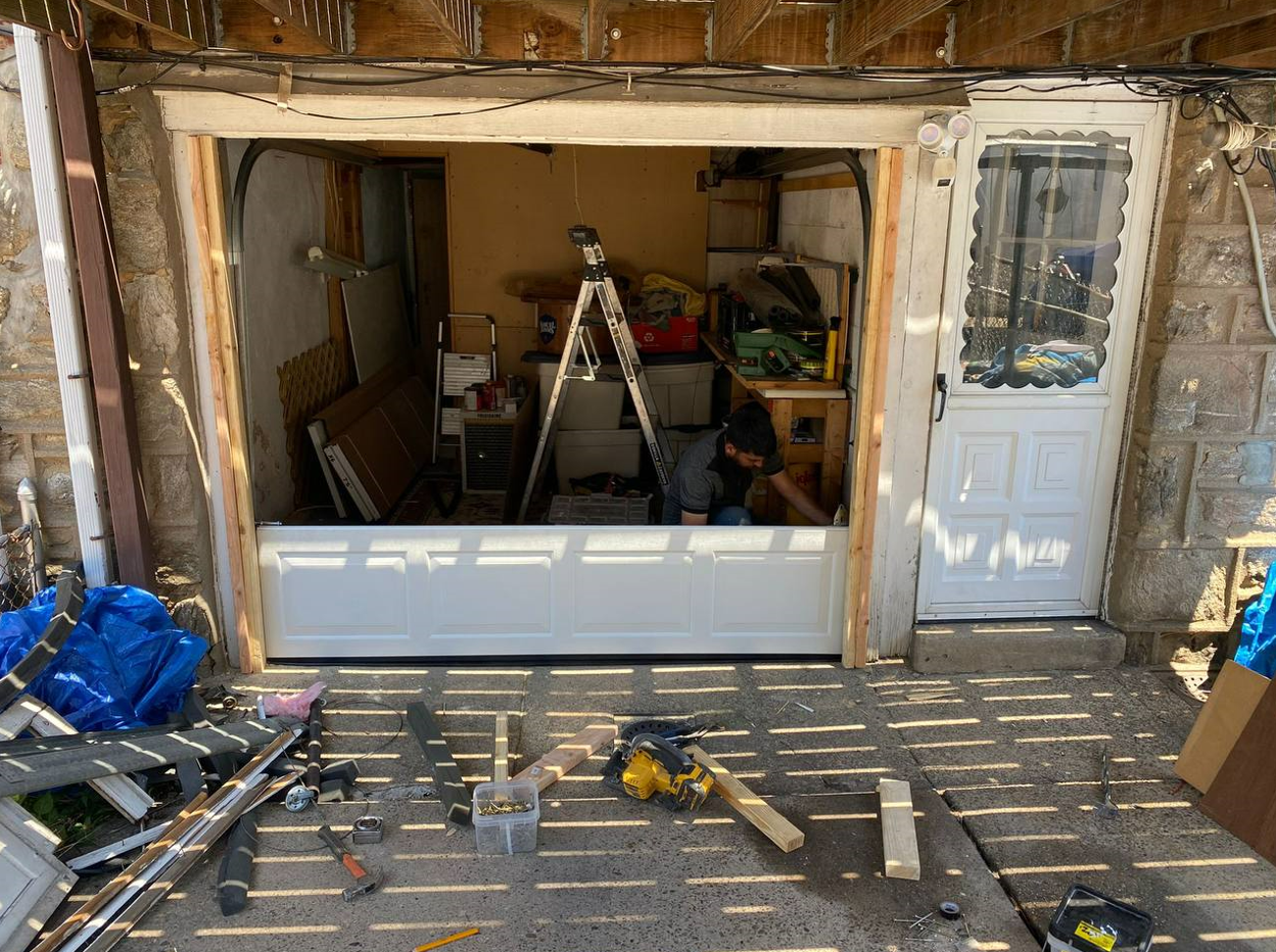 garage door section