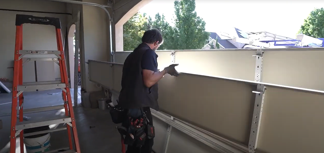 Garage door repair services in Sarasota featuring expert solutions for Garage Door Panel Repair